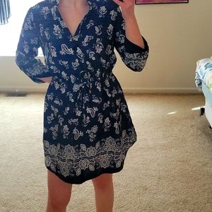 Medium, Navy Blue, Womans dress (Spring/Summer)